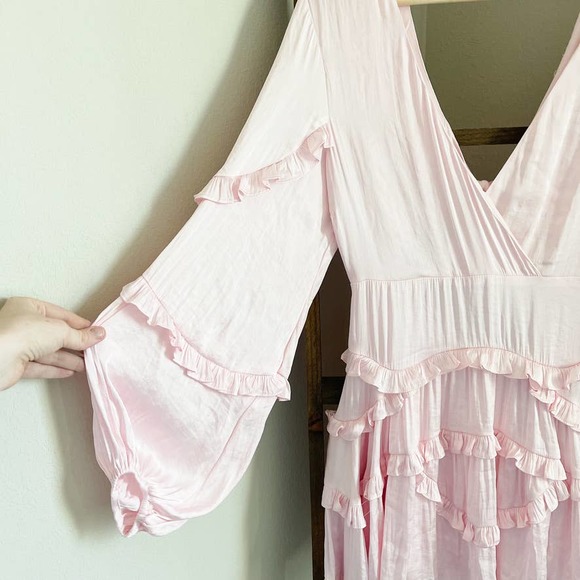 Bardot Nala Frill Dress Rose Pink - Picture 6 of 11